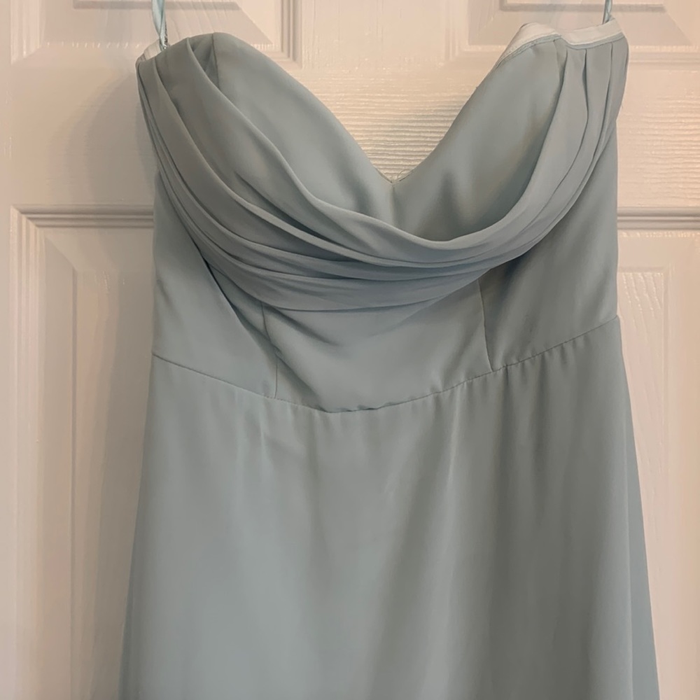 Morilee by Madeline Gardner glass long dress size 8. Smoke free home. Dry cleand